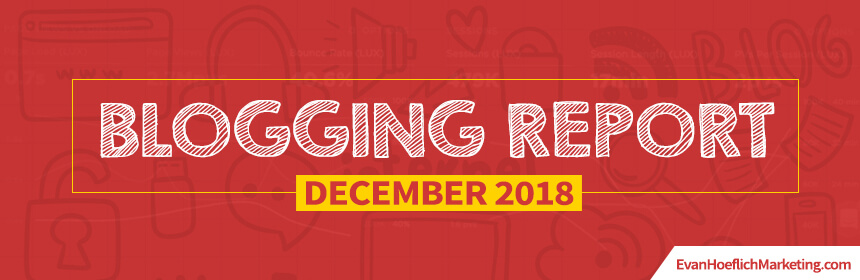 Blogging Report for December 2018