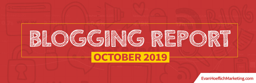 Blogging Report (October 2019)